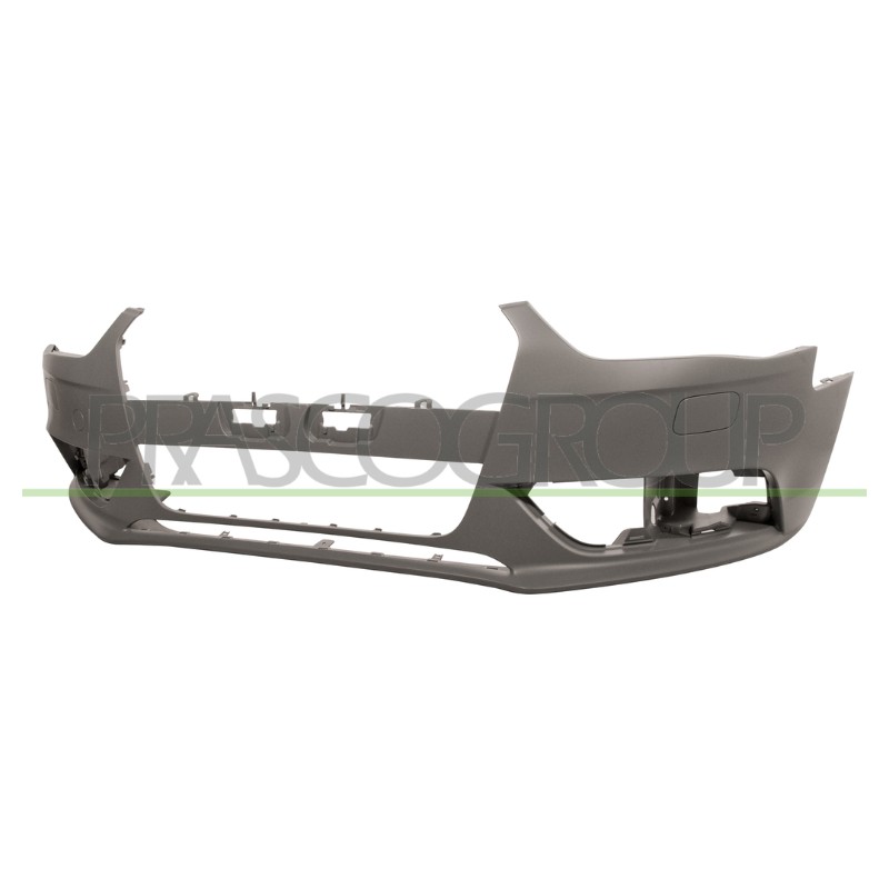 Paraurti anteriore con primer con fori lavafari con tracce pdc+park assist — AUDI A4 B8, AUDI A4 B8 Avant