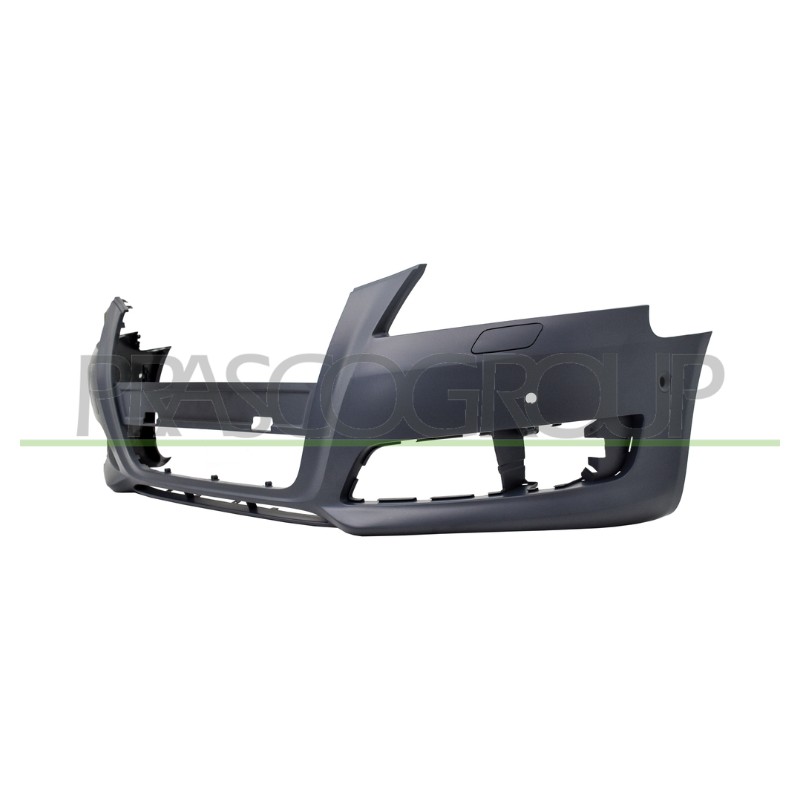 Paraurti anteriore con primer con tappo coprigancio con fori pdc e park assist+supporti con fori e tappi lavafari — AUDI A3, AUDI A3 Sportback