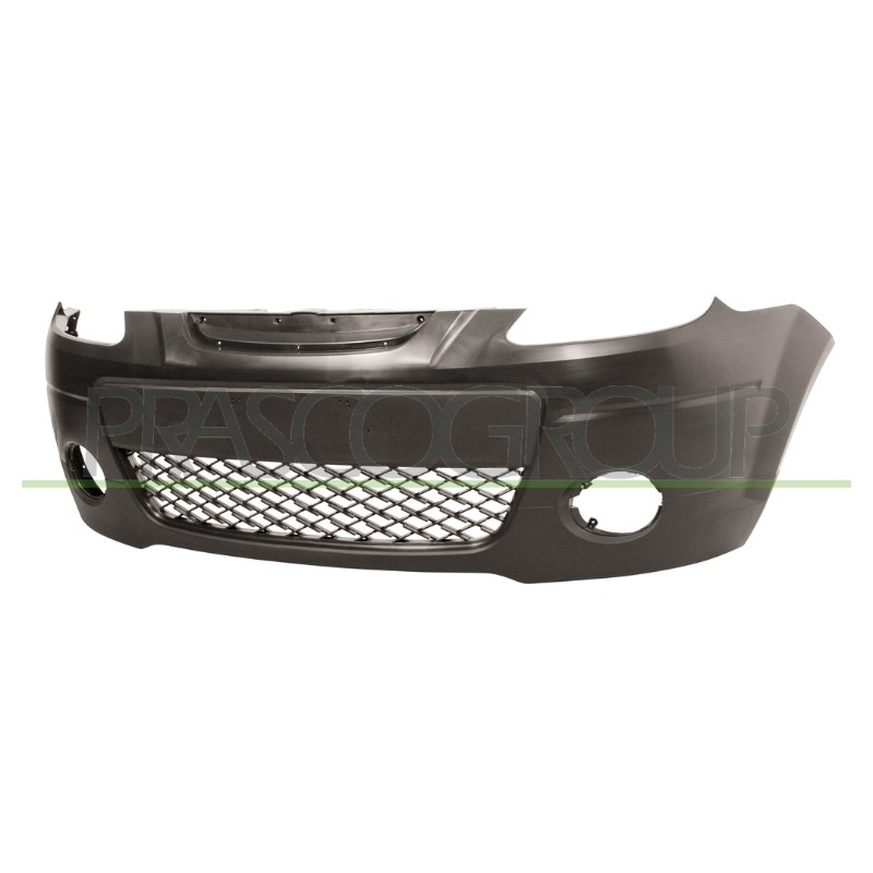 Paraurti anteriore senza primer bicolore liscio/goffrato con sede fendi — CHEVROLET/DAEWOO MATIZ