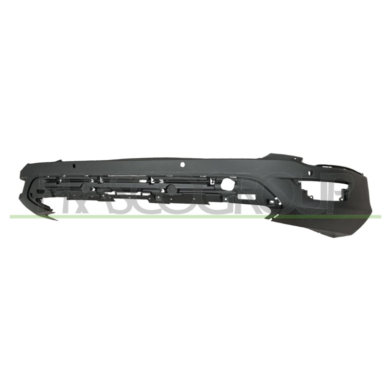 Paraurti posteriore nero goffrato con fori pdc+supporti — FORD KUGA II, FORD KUGA II VAN