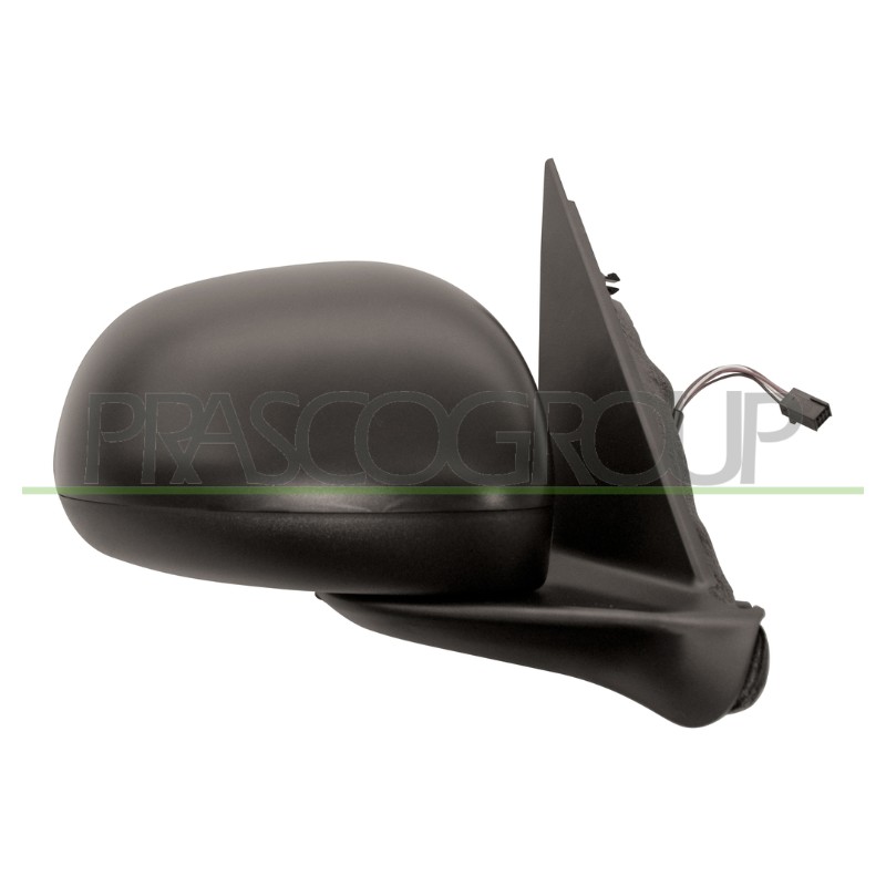 Retrovisore destro elettrico nero termico con sonda convesso — FIAT 500 L TREKKING, FIAT 500 L