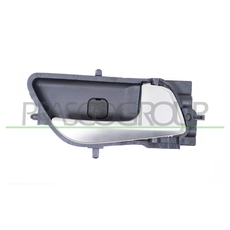 Maniglia anteriore/posteriore destra interna con leva argento con mostrina nera — HYUNDAI I20